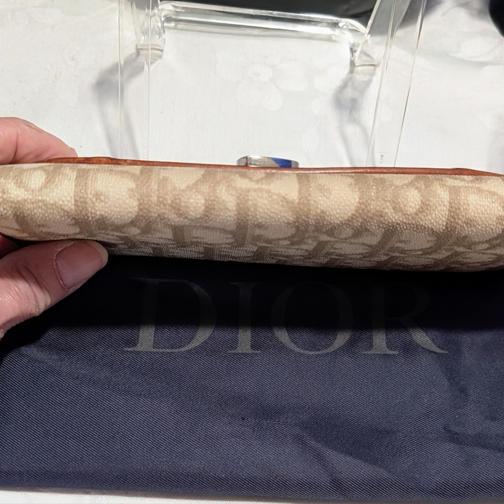 Christian Dior Vintage Trotter Long Wallet And Dustbag - Picture 6 of 16